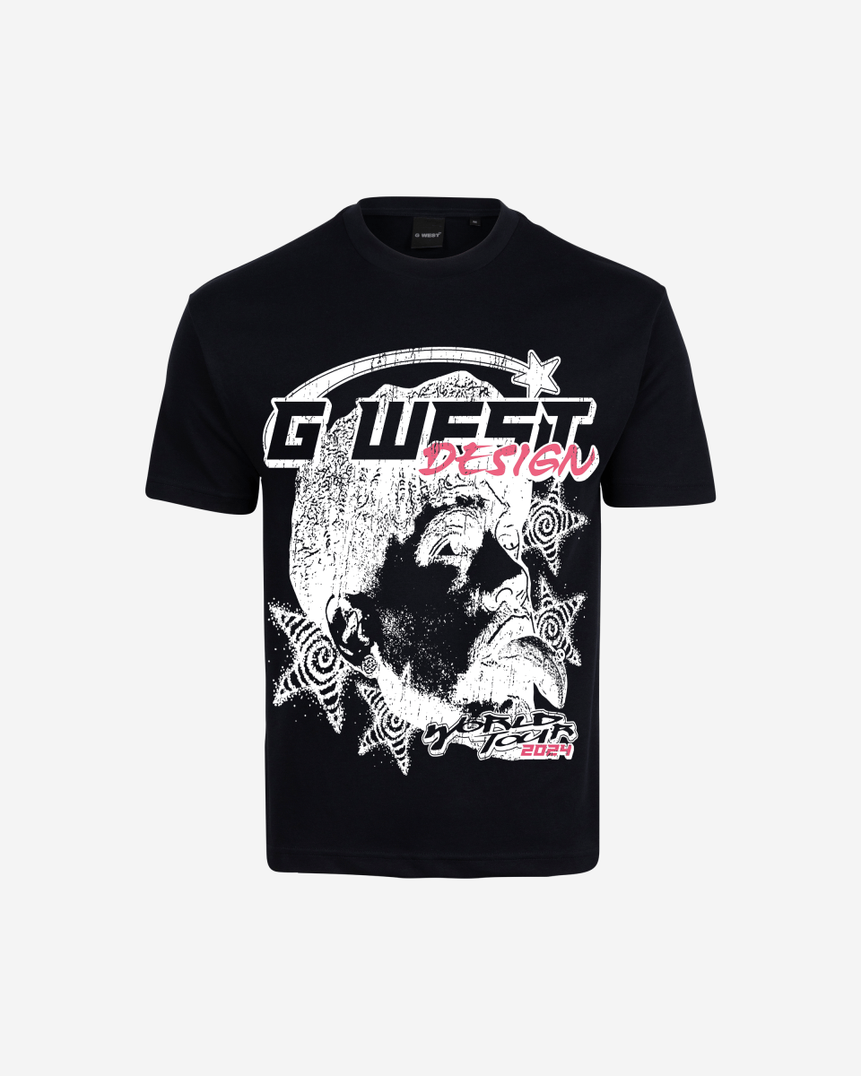 G West Mens World Tour Premium Oversized Tee