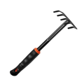Garden Hand Tool Set | 4-Piece Alloy Steel Shovel, Rake, and Hoe