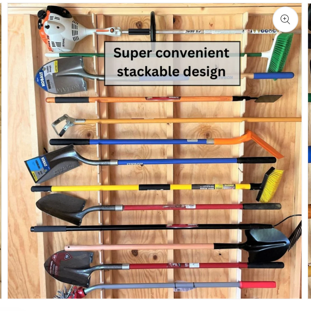 Garden Tool Organizer Rack