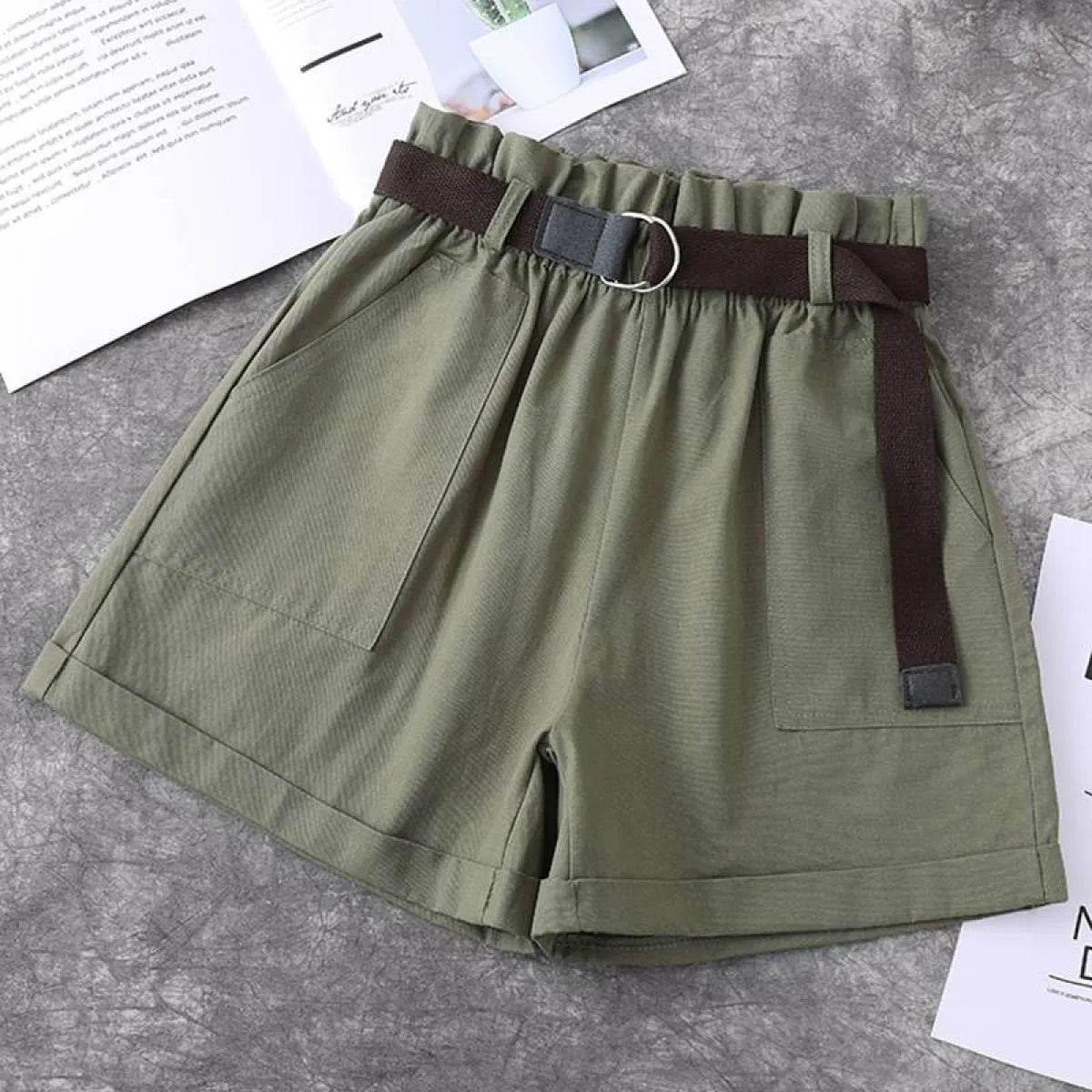 Harajuku Belted Shorts