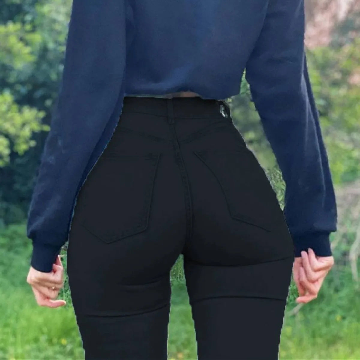 High Waisted Skinny Jeans