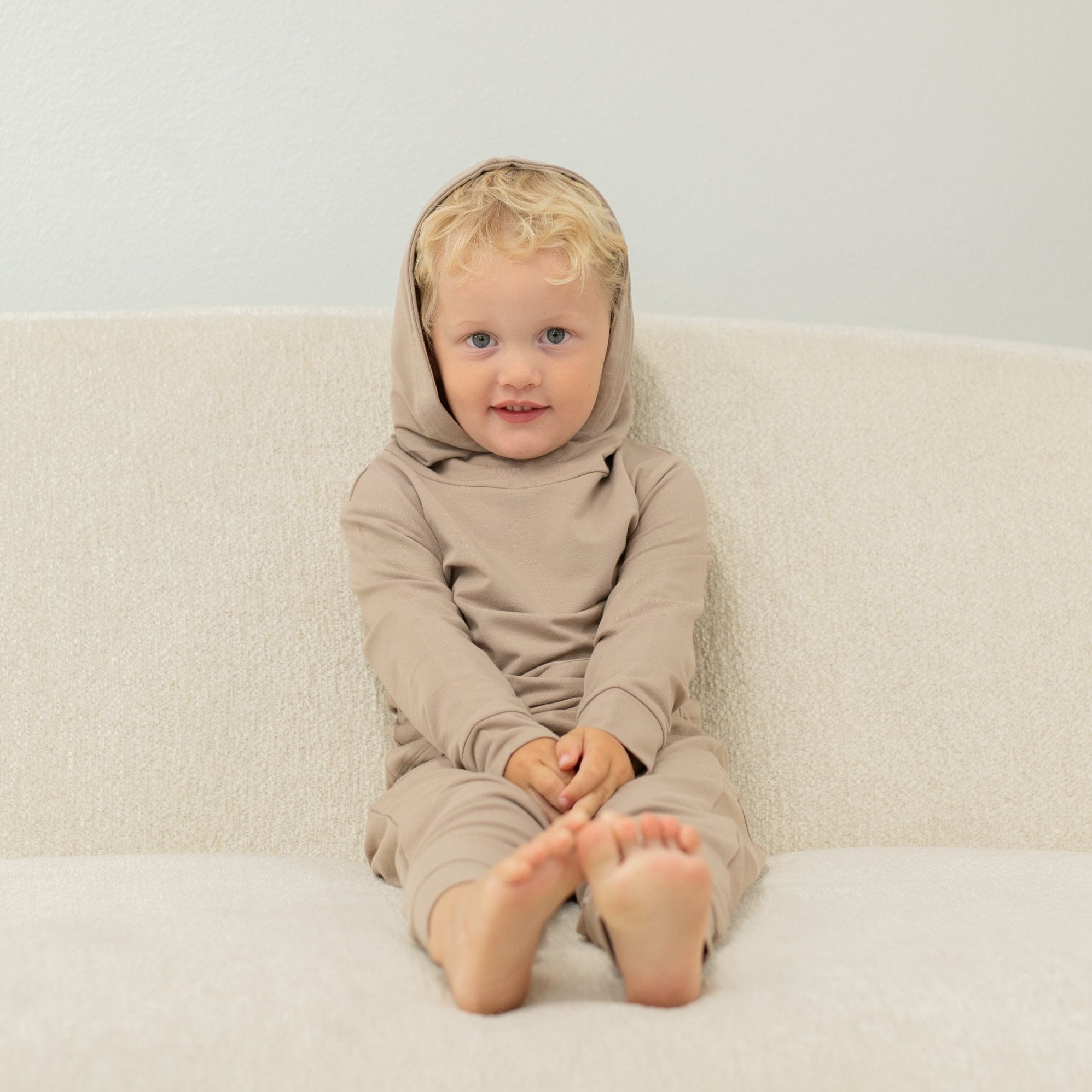 Hooded Jogger Set Just Taupe(Up to ages 10)