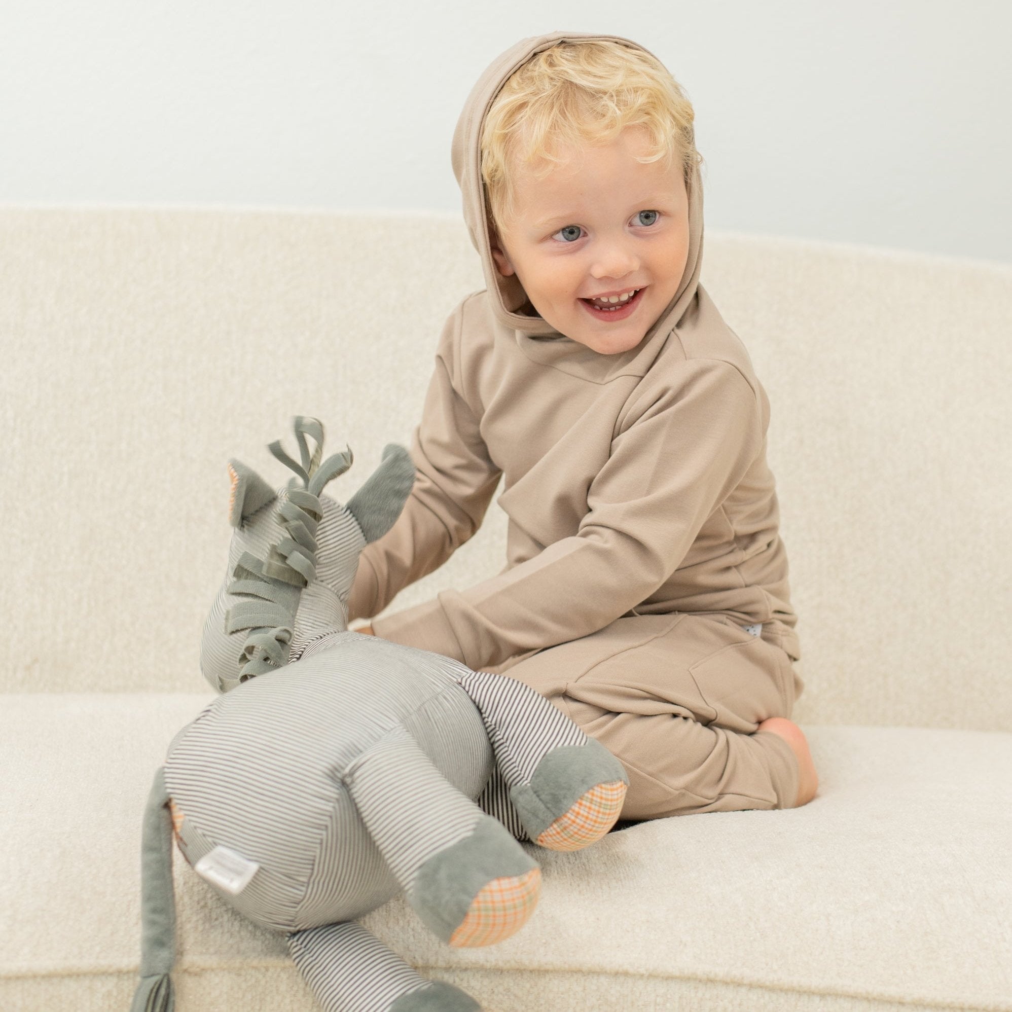 Hooded Jogger Set Just Taupe(Up to ages 10)