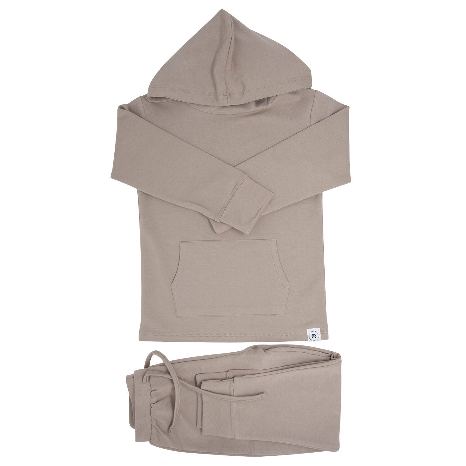 Hooded Jogger Set Just Taupe(Up to ages 10)