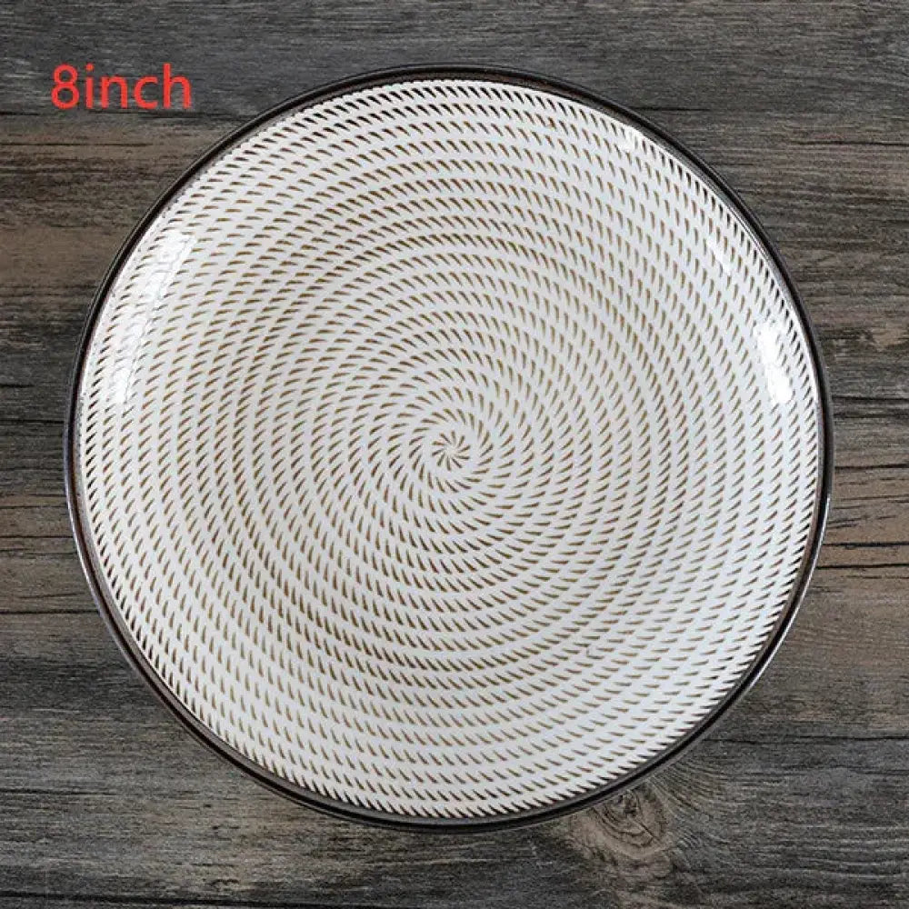 Minimalist Japanese Ceramic Tableware Dining Set