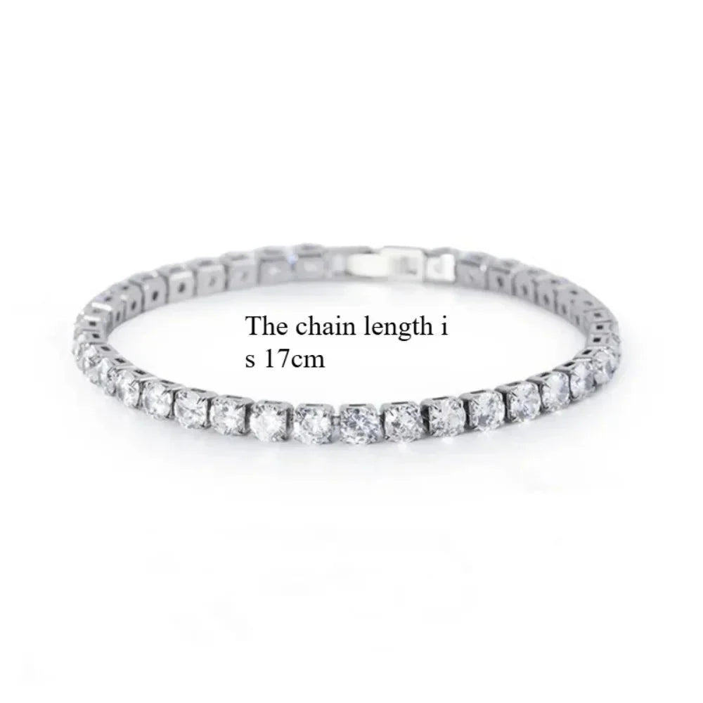 Iced Out Tennis Bracelet – Unisex