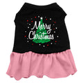 Christmas Pet Dress Screen Printed, "Scribble Merry Christmas"
