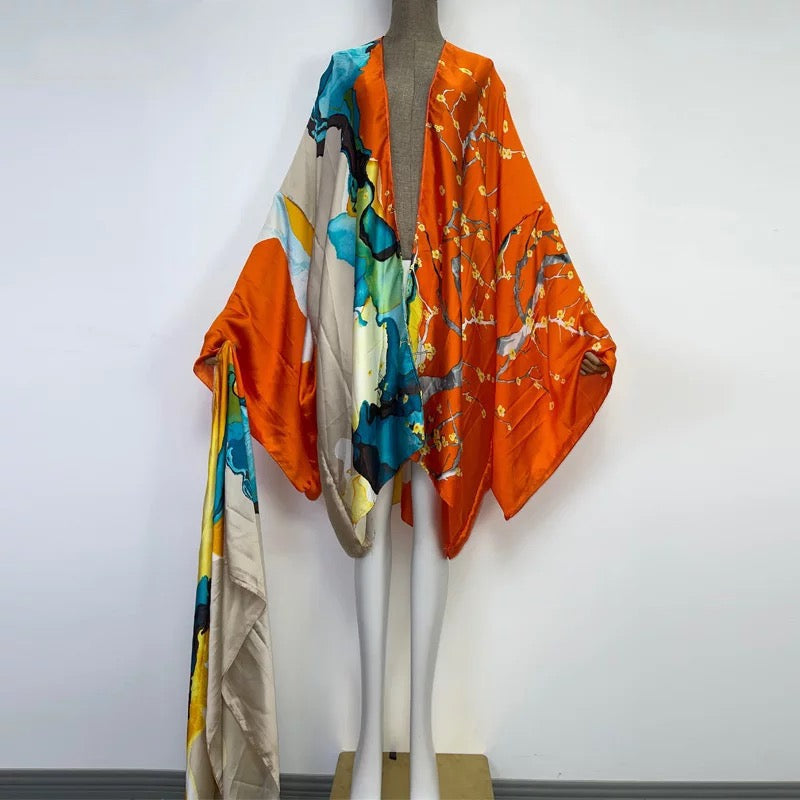Women's Short Kimono Robe – All Inclusive Beach Cover Up