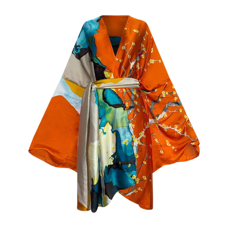 Women's Short Kimono Robe – All Inclusive Beach Cover Up