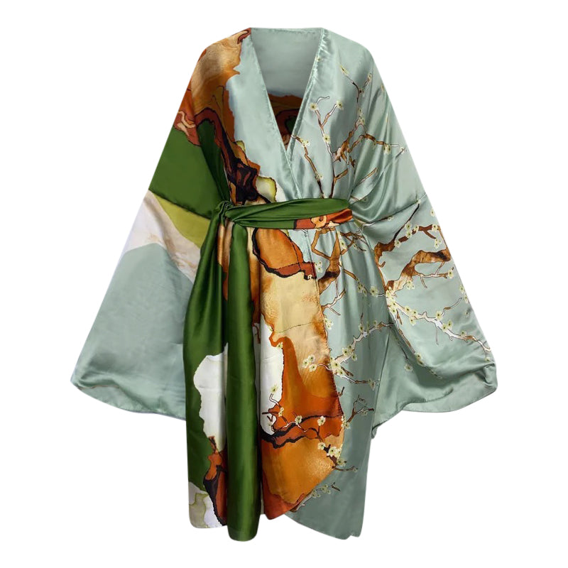 Women's Short Kimono Robe – All Inclusive Beach Cover Up