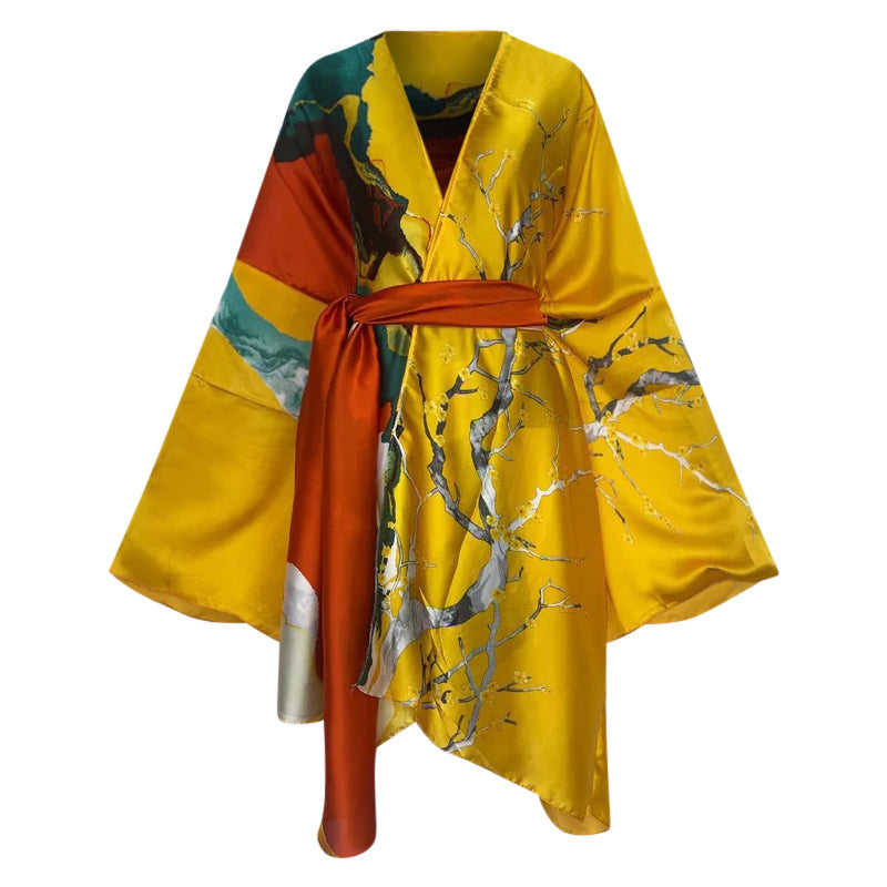 Women's Short Kimono Robe – All Inclusive Beach Cover Up