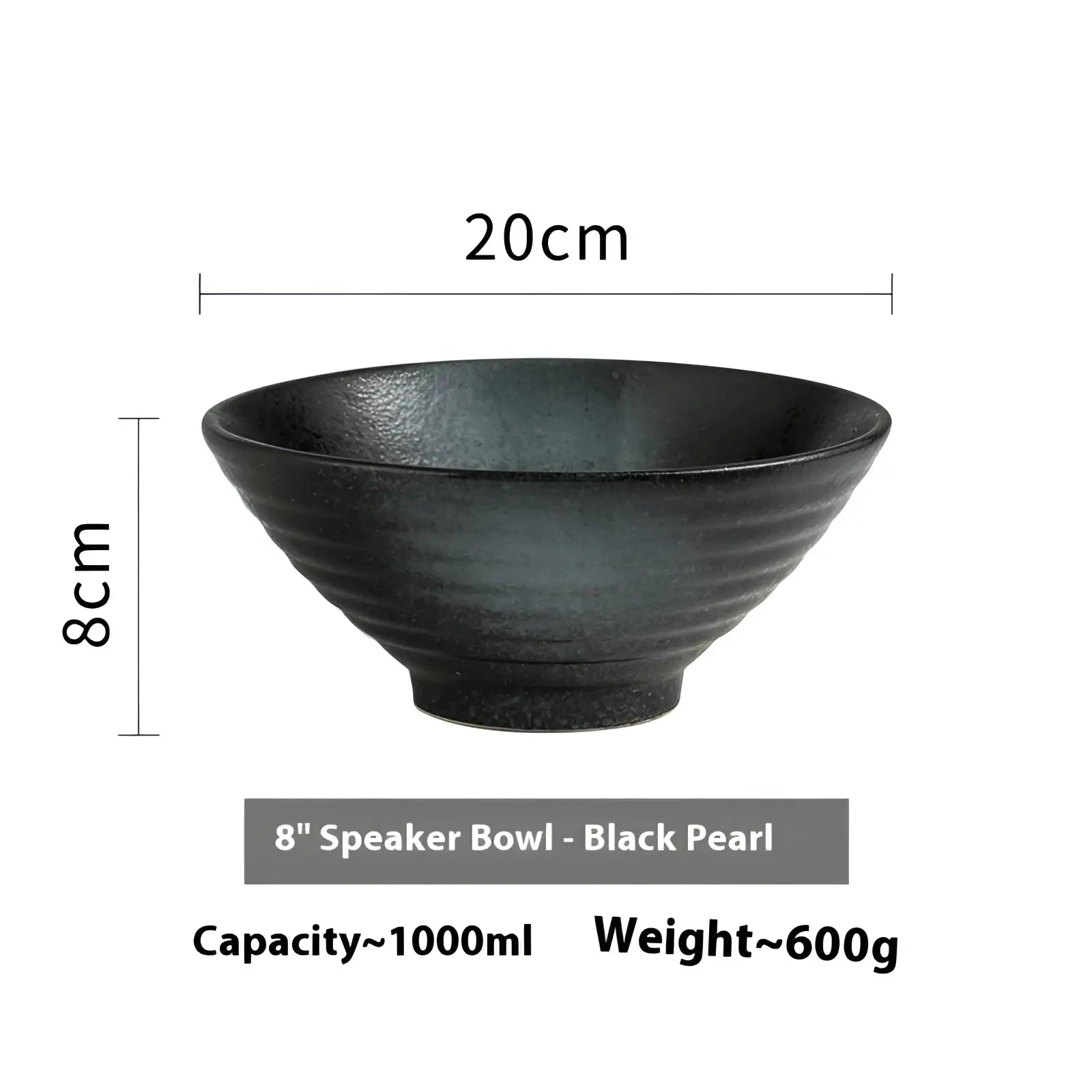 Japanese Ceramic Bowls Rustic Speckled Tableware Set