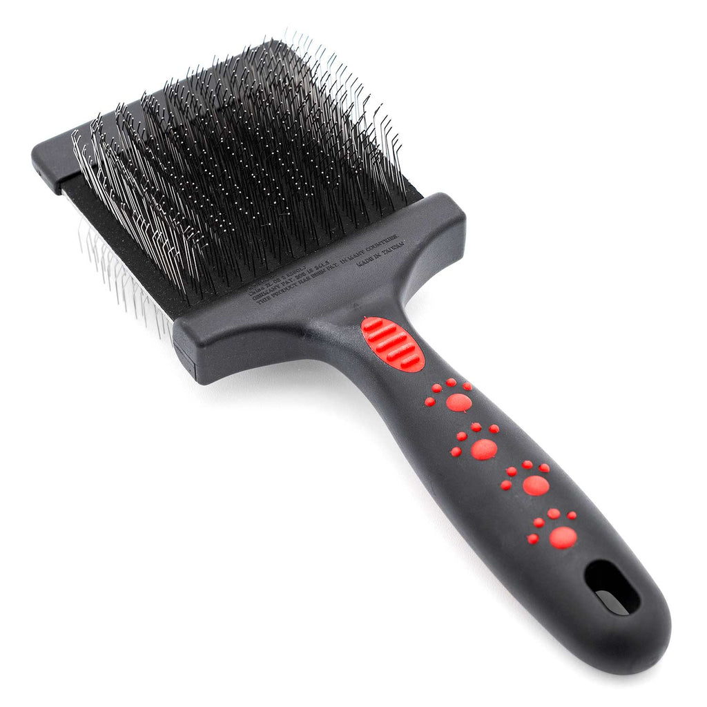Jeffers Double-Sided Flex Head Pet Grooming Slicker Brush