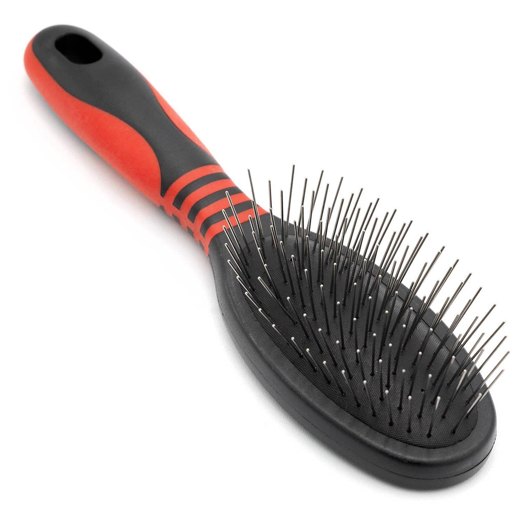 Jeffers Pin Brush for Pet Grooming, Medium