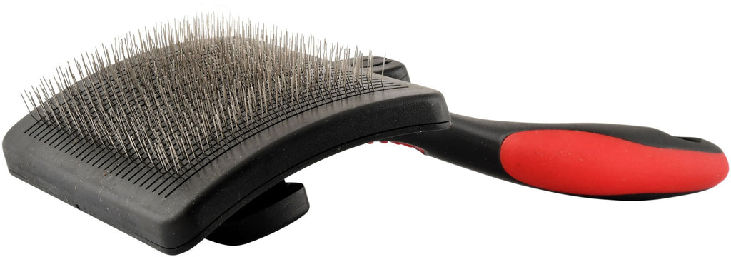Jeffers Self-Cleaning Slicker Pet Grooming Brush