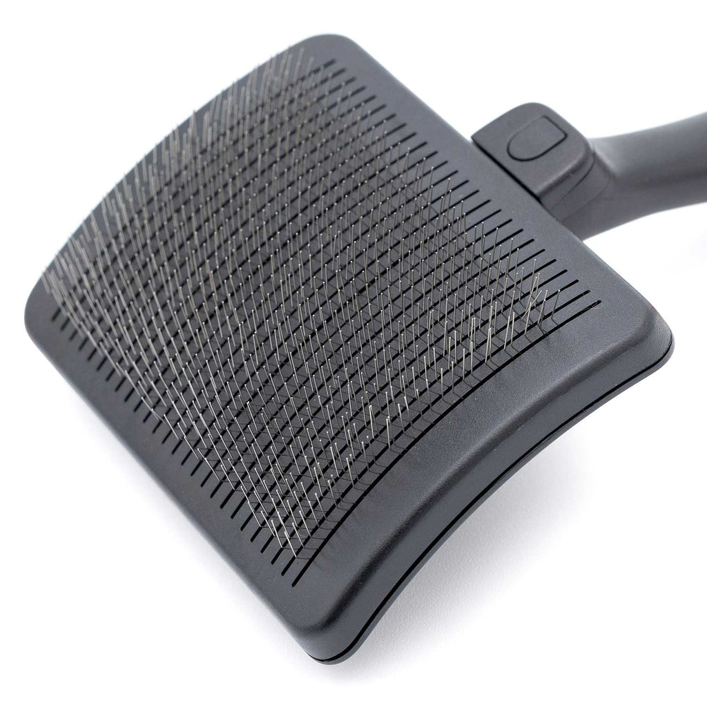 Jeffers Self-Cleaning Slicker Pet Grooming Brush