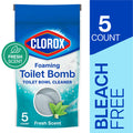 Clorox Foaming Toilet Bomb Toilet Bowl Cleaner, Bleach Free, Fresh Scent