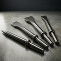 Professional Air Hammer Round Chisel - 125mm with 10.2mm Shank (4-Pack) (LE-B68R)