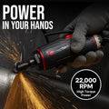 LE-G1045R Air Straight Grinder with Spanner – Precision Finish
