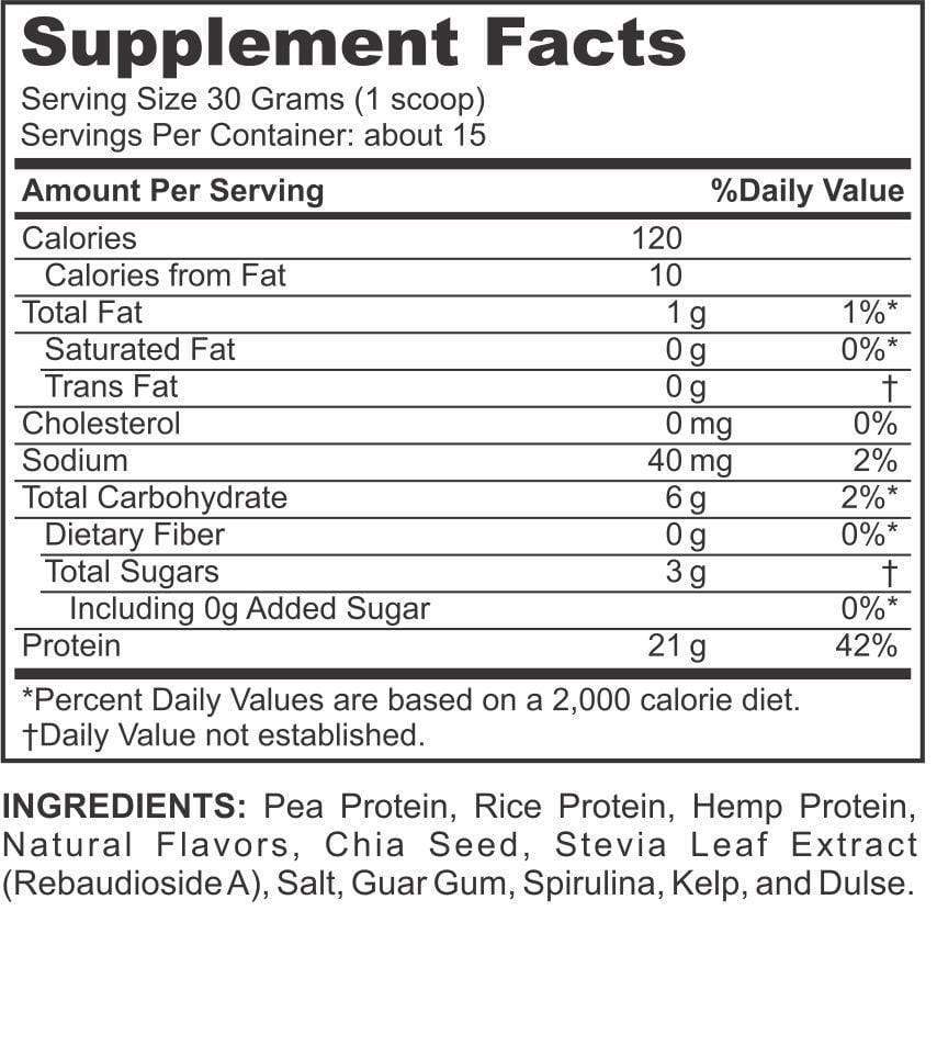 GLP-1 Companion Vegan Protein (Vanilla) Low FODMAP, Plant-Based & Gut-Tolerant