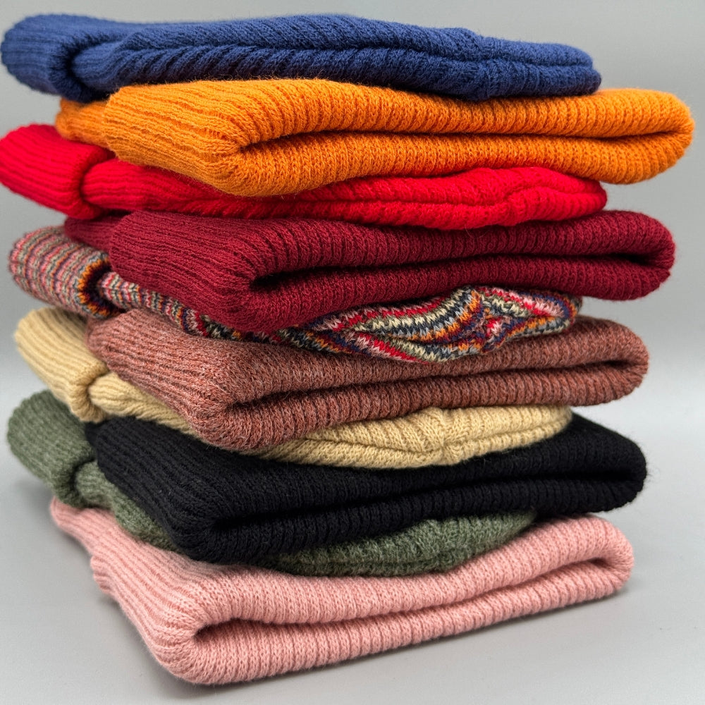Kids Knit Beanies, no logo – Soft, Warm & Made in USA Winter Hat