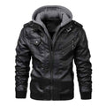 WTN Men's PU Leather Biker Jacket – Autumn Casual