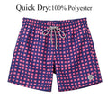 Men's Swim Shorts Quick Dry Beach Board Shorts with Mesh Lining New Summer Swimwear Surfing Swim Trunks for Men Men's Shorts Athletic Shorts Men's Spring and Summer Street Leisure Sports Drawstring Men's Short