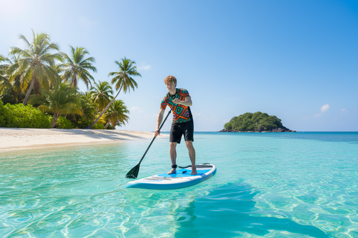 All-Over Print Men's Rash Guard | UPF 50+ Sun Protection | Quick-Dry Swimwear