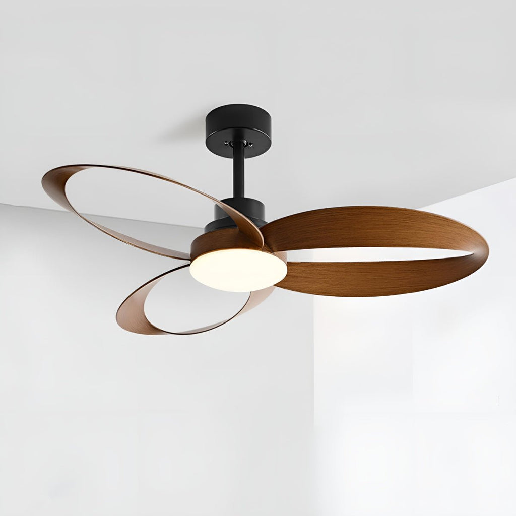 Modern Ceiling Fan Light 6-Speed DC LED 3CCT Remote