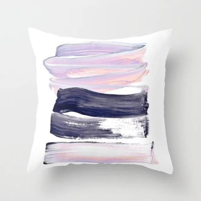 New Modern Abstract Pillow Case Square Decorative Pillows Colorful Throw Pillow Cases For Bedroom Sofa Living Room 45x45CM