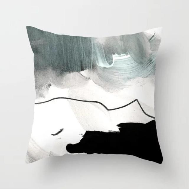 New Modern Abstract Pillow Case Square Decorative Pillows Colorful Throw Pillow Cases For Bedroom Sofa Living Room 45x45CM