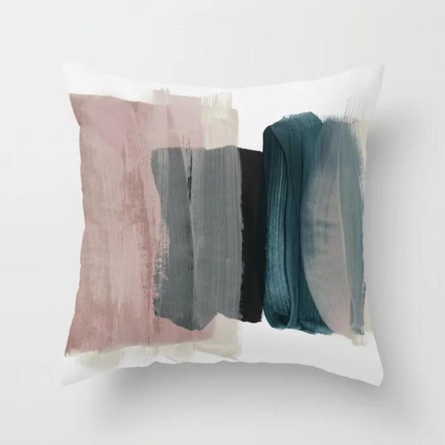 New Modern Abstract Pillow Case Square Decorative Pillows Colorful Throw Pillow Cases For Bedroom Sofa Living Room 45x45CM