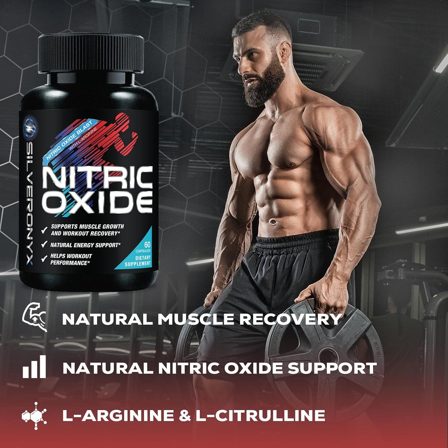 Nitric Oxide Supplement for Men – Energy & Blood Flow Boost