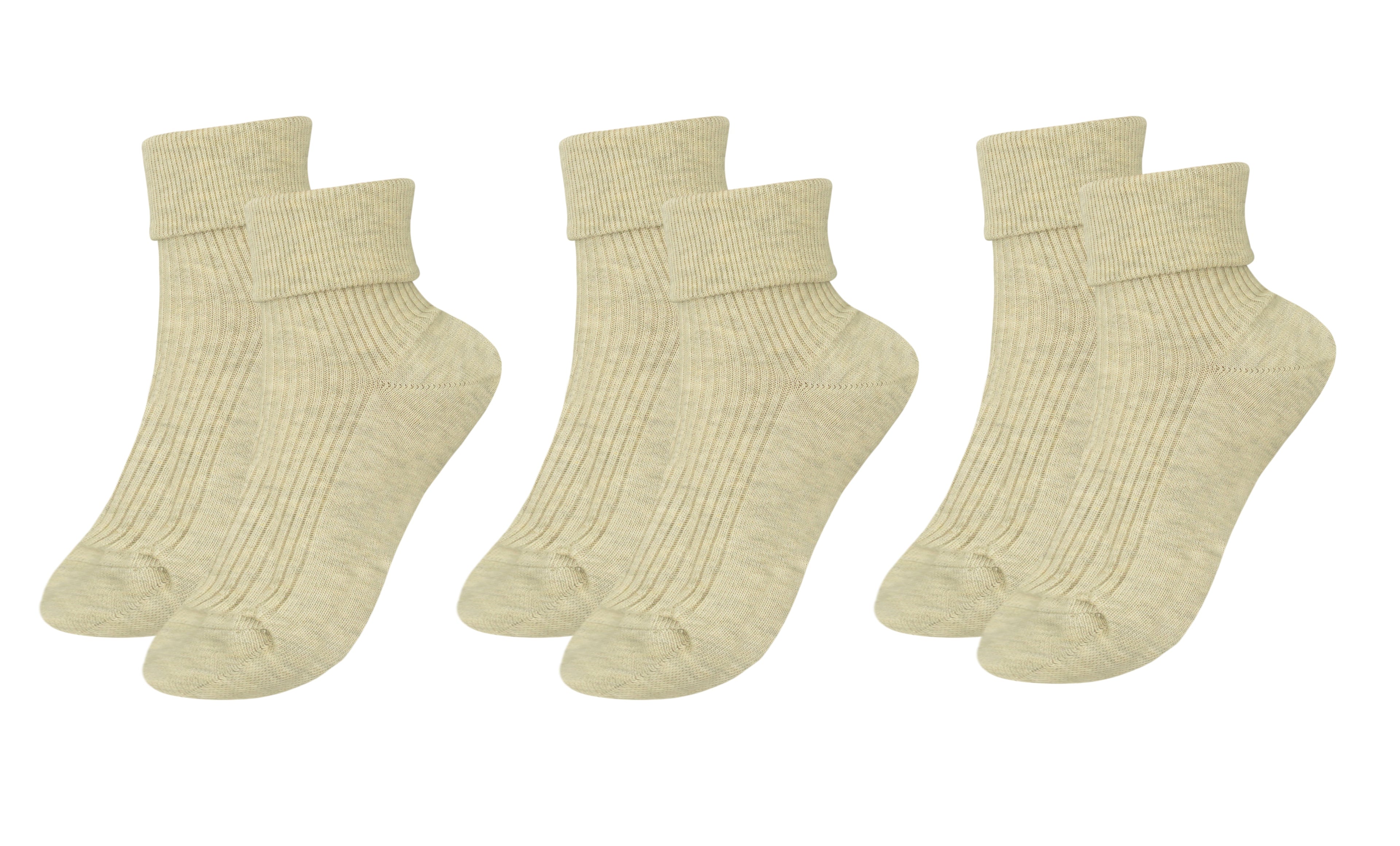 tittimitti® 100% Organic Combed Cotton Luxury Women's Socks 3-Pack. Made in Italy.