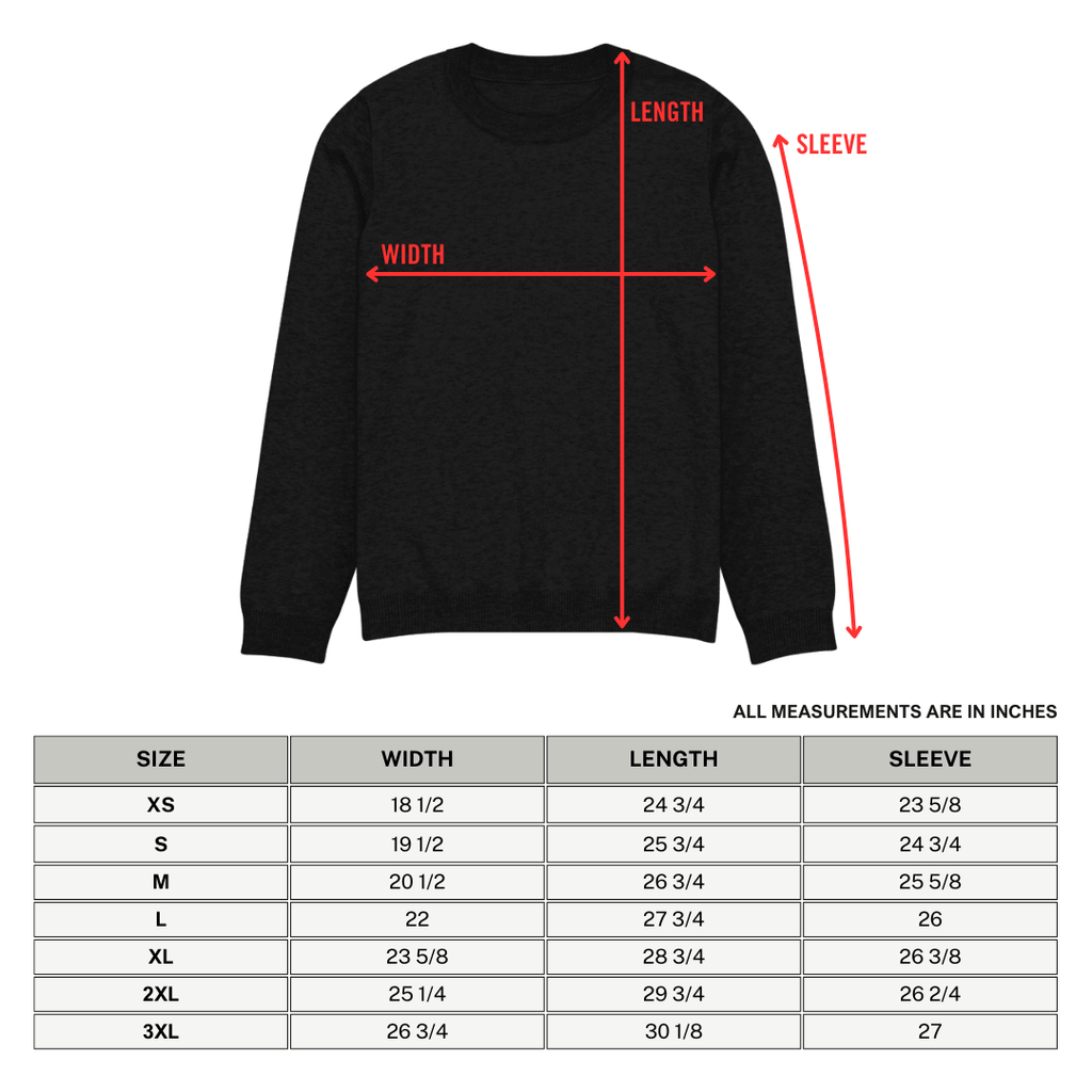 Pugsley Print Knit Crewneck Sweater