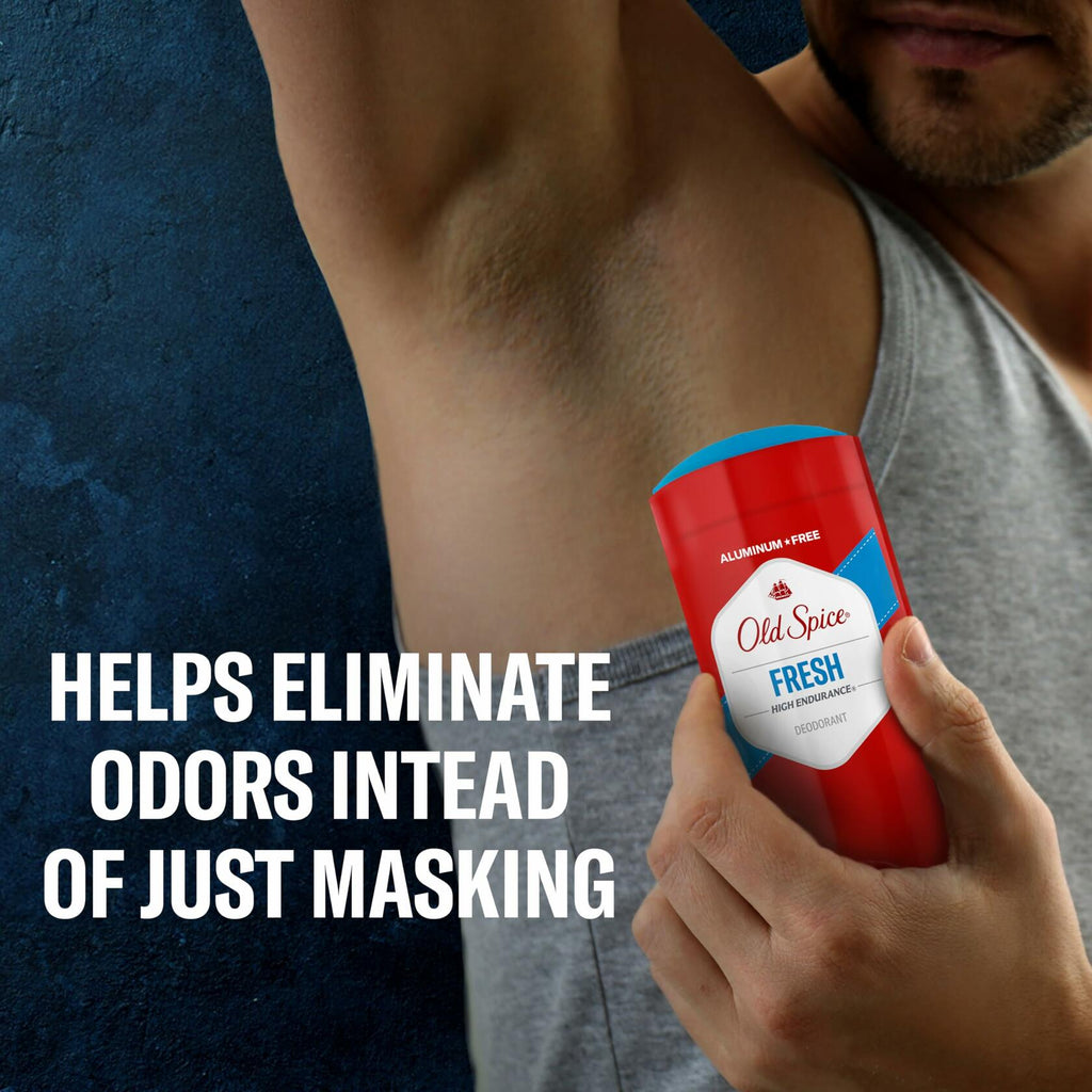 Old Spice High Endurance Men's Deodorant Fresh Scent 3oz Pack of 2