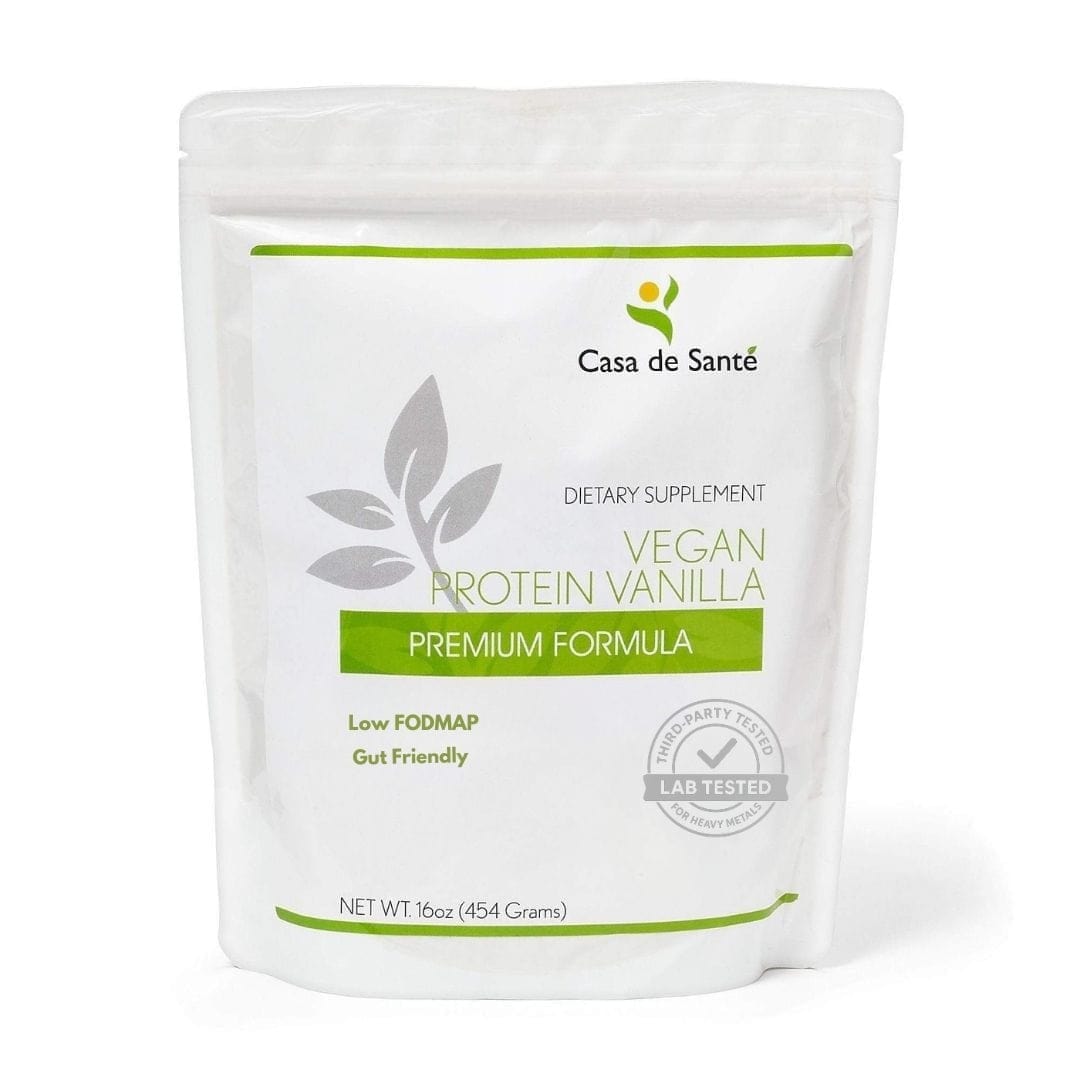 GLP-1 Companion Vegan Protein (Vanilla) Low FODMAP, Plant-Based & Gut-Tolerant
