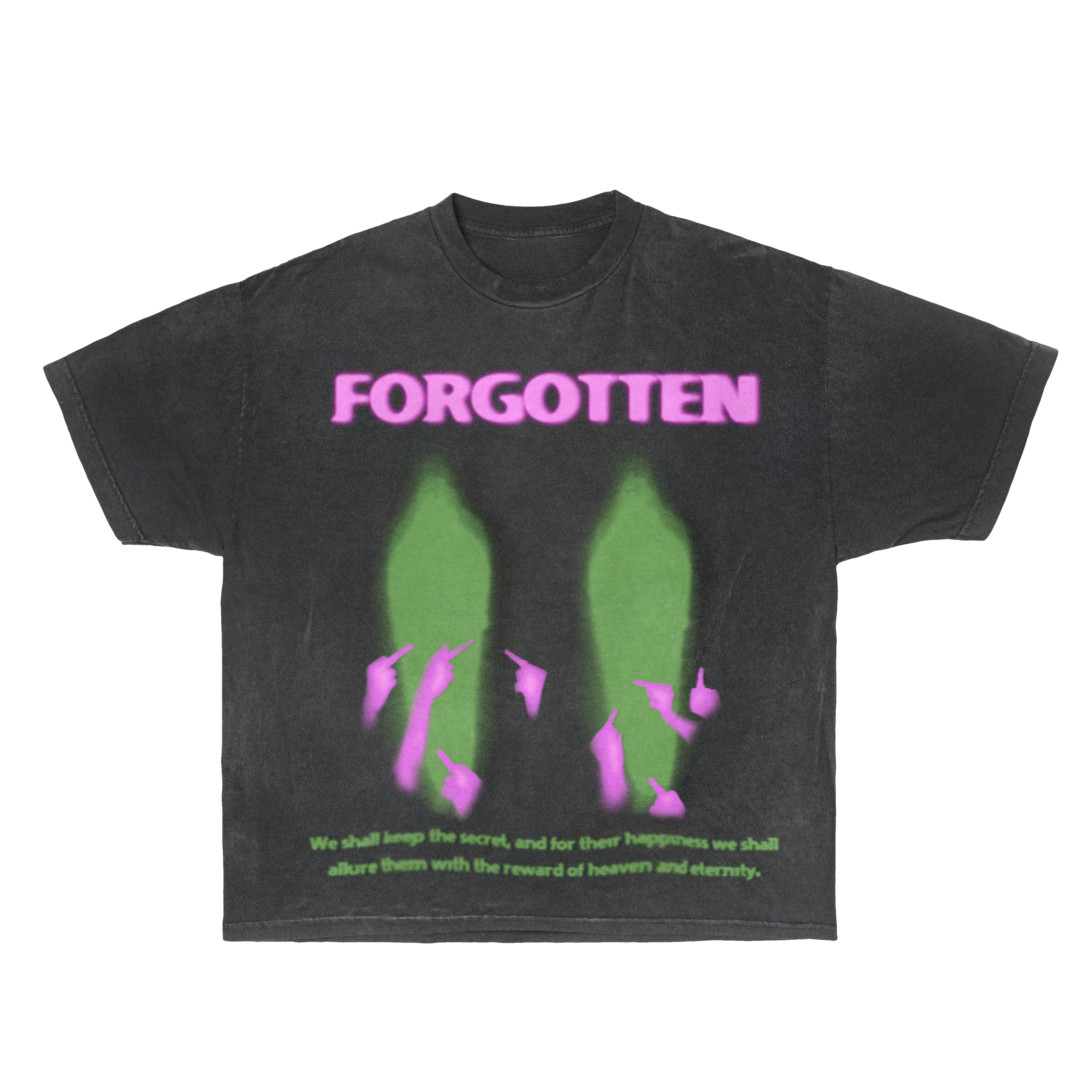Paranormal Forgotten Garment Dyed Streetwear Tee