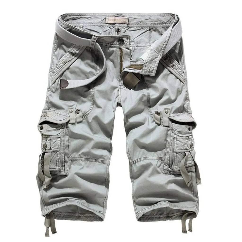 Patterned Art Textile Shorts