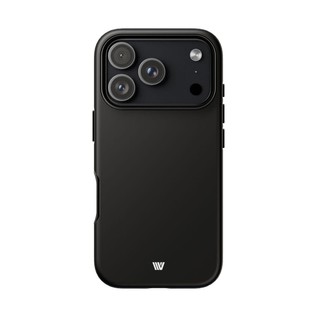 JET BLACK | Tough Phone Case