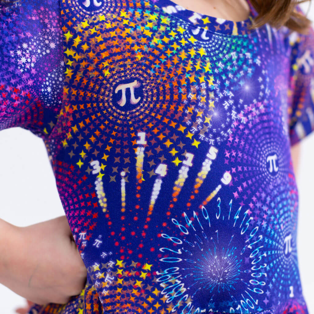 "Pi-rotechnics" Pi Fireworks Super Twirler Dress with Pockets