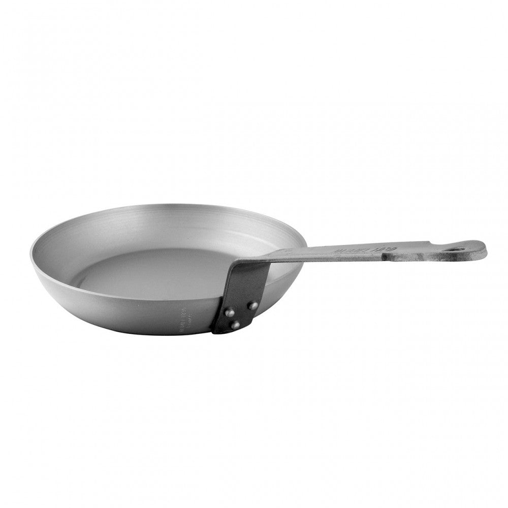Mauviel 1830 M'STEEL Black Carbon Steel Round Frying Pan With Iron Handle