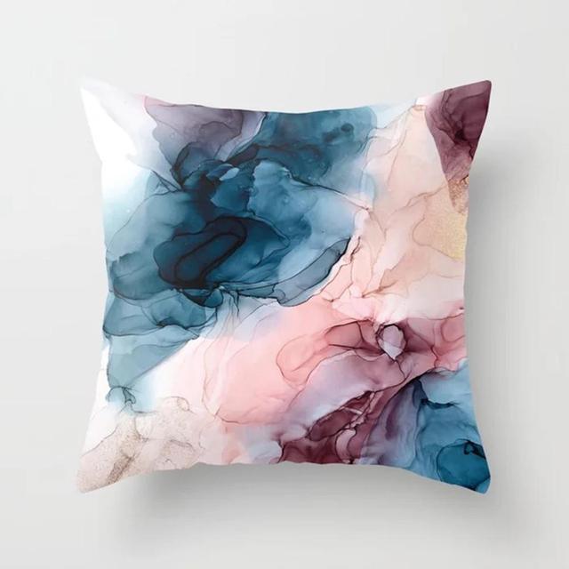 New Modern Abstract Pillow Case Square Decorative Pillows Colorful Throw Pillow Cases For Bedroom Sofa Living Room 45x45CM