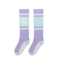 Wool Blend Kids Ski Socks, Knee-high Warm Thermal Snowboard Skating Socks for Boys & Girls