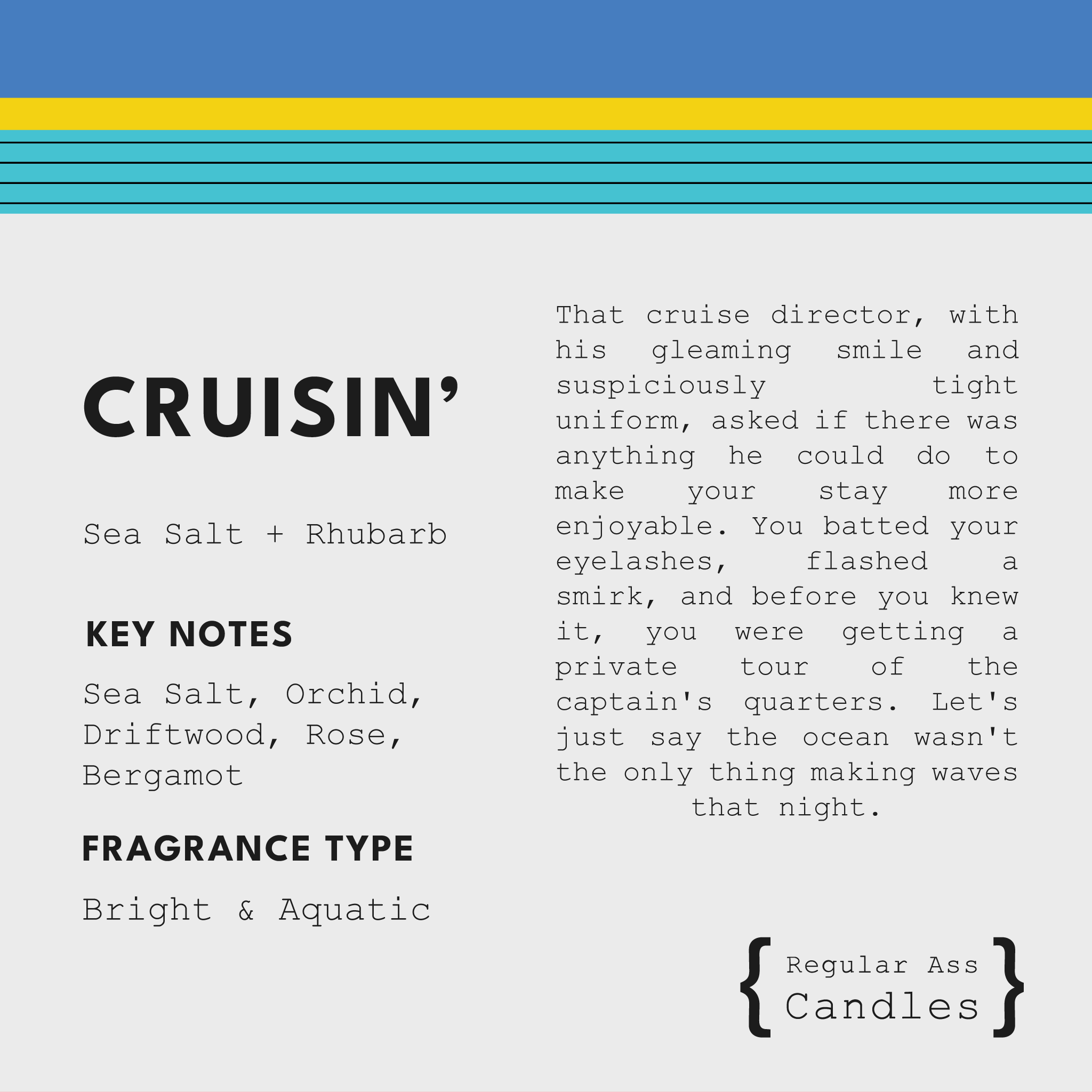 ROCK THE BOAT Candle
