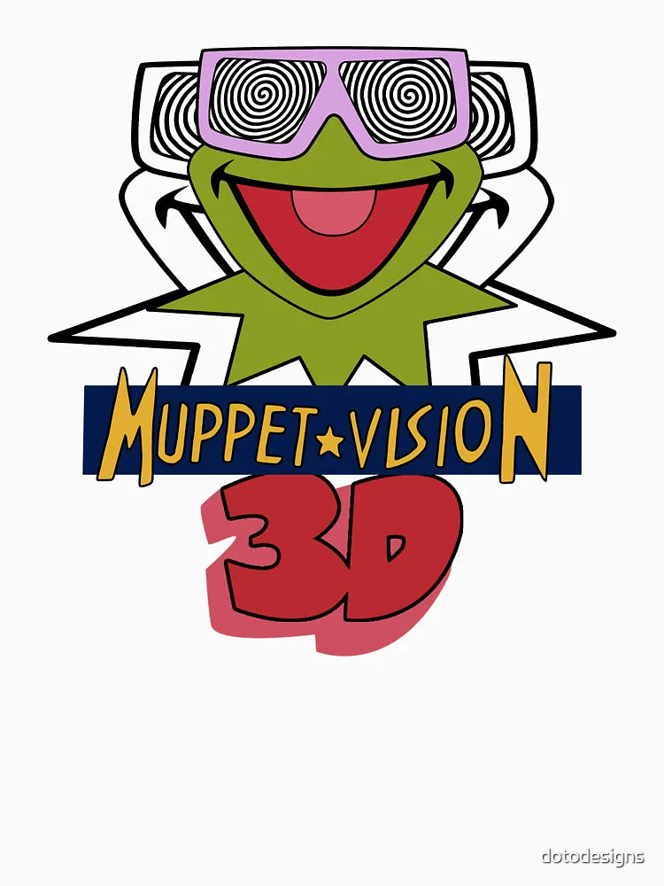 Kermit Muppet Vision 3D (Purple 3D Glasses)