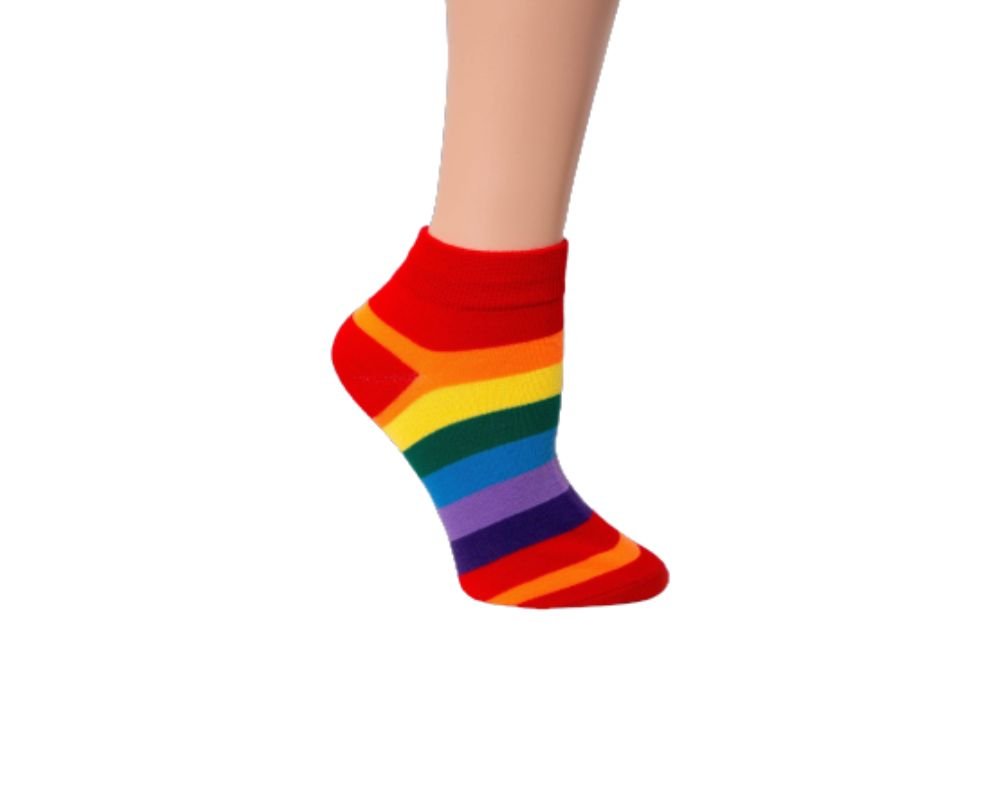 Rainbow Ankle Socks