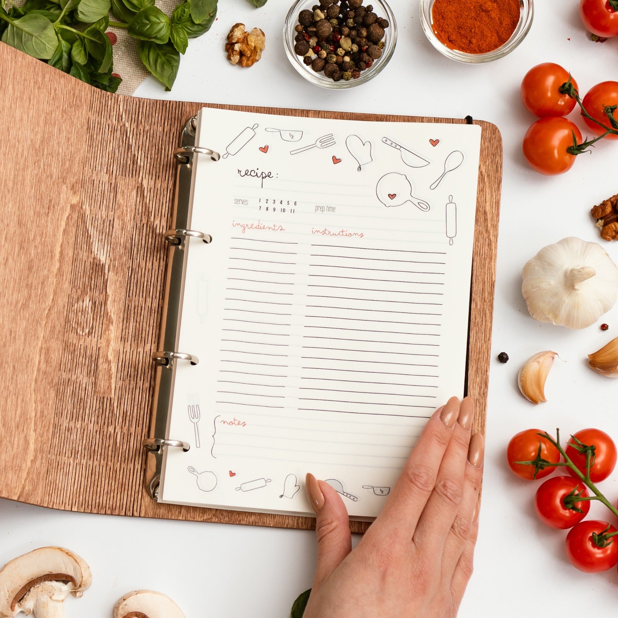 Recipe Book Harvest