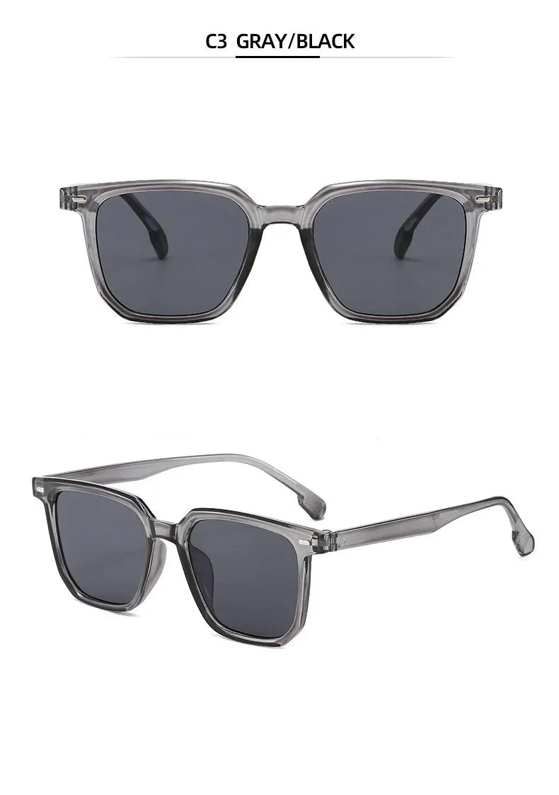 Retro Square Sunglasses – UV protection Classic Eyewear