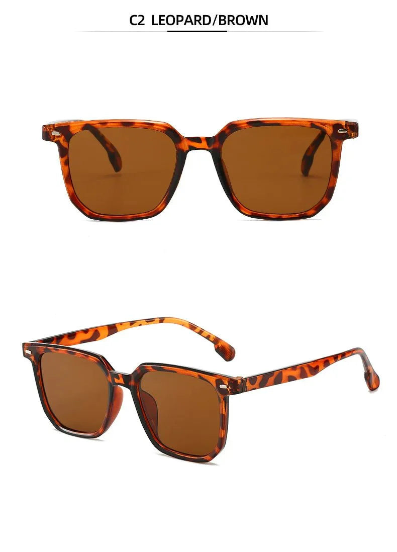 Retro Square Sunglasses – UV protection Classic Eyewear